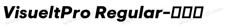 VisueltPro Regular字体转换